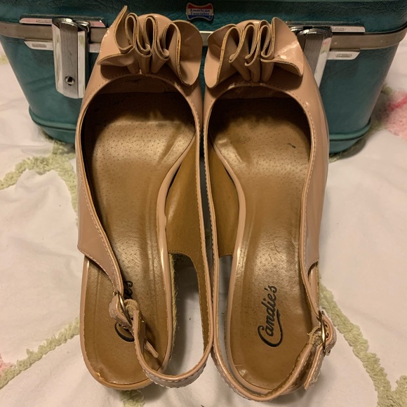 Candie’s Peeptoe Wedges - Picture 4 of 13